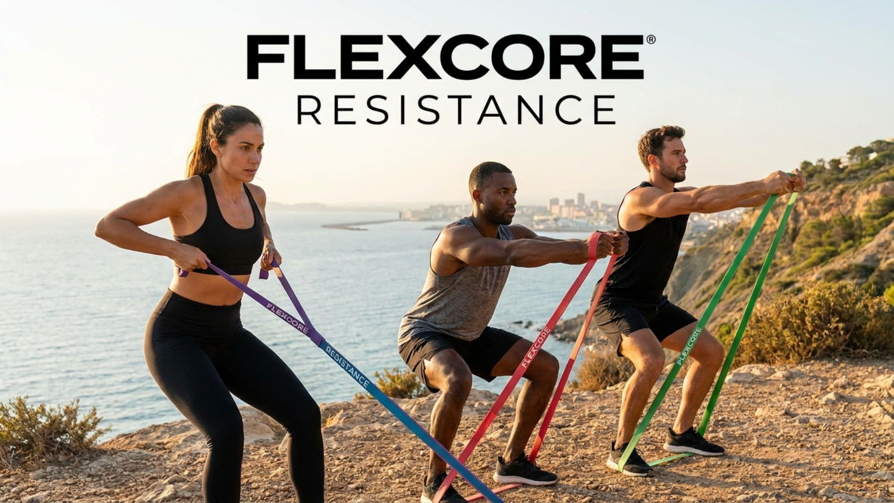 Durable Workout Resistance Bands, Full Body Stretching Bands, Portable Body Shaping Fitness Accessories for Men Women Teens